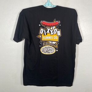 Dixxon Flannel Co Shirt‎ Mens XL Black Sausagefest Event Graphic Tee T-Shirt